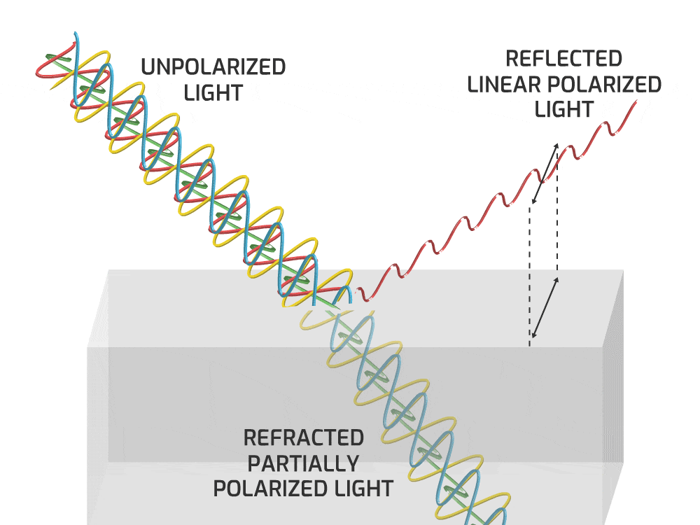 convert unpolarized light into polarized light 